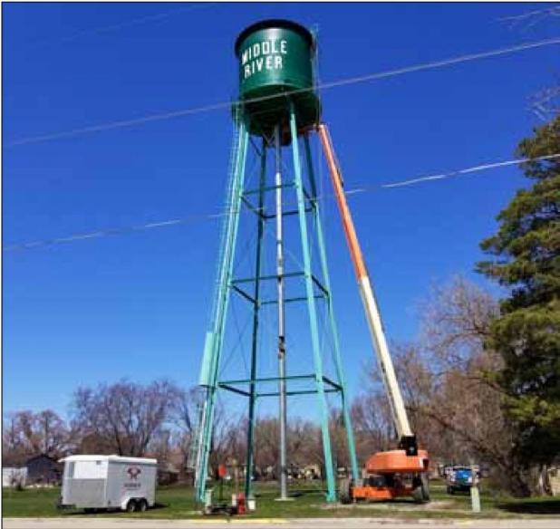 Work Begins on Middle River Water Tower