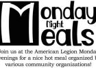 Monday Night Meals coming to Middle River in January 2024