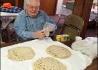 First Lutheran Prepares Lefse for the Soup & Salad Luncheon